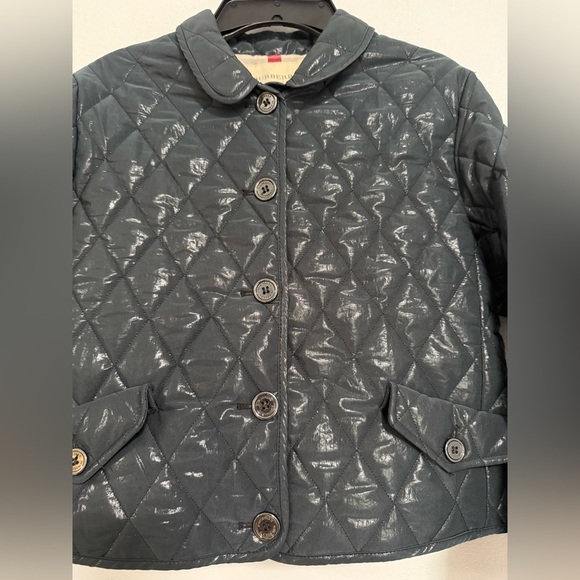 Burberry London girls Navy Quilted Jacket Size 14 Y - Picture 4 of 7